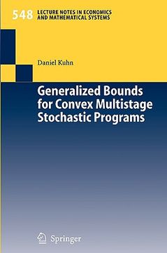 portada generalized bounds for convex multistage stochastic programs (en Inglés)