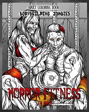 portada Adult Coloring Book Horror Fitness: Bodybuilding Zombies: Volume 1