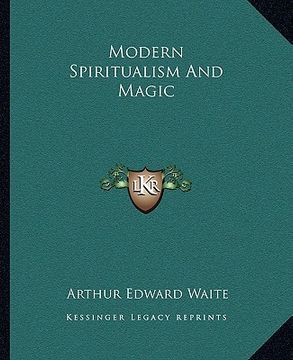 portada modern spiritualism and magic (in English)