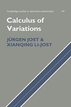 portada Calculus of Variations Hardback (Cambridge Studies in Advanced Mathematics) (en Inglés)