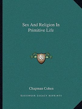 portada sex and religion in primitive life (en Inglés)