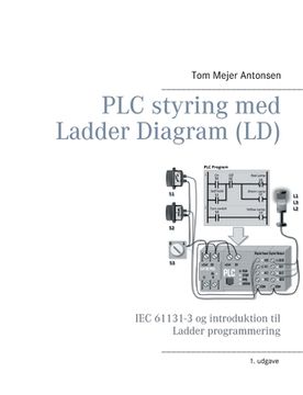 portada PLC styring med Ladder Diagram (LD), SH: IEC 61131-3 og introduktion til Ladder programmering (in Danés)