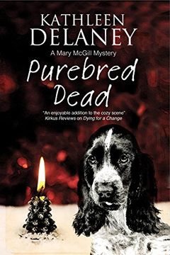 portada Purebred Dead: A Cozy dog Mystery (Large Print) 