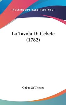 portada La Tavola Di Cebete (1782) (en Italiano)
