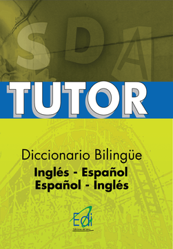 portada Diccionario tutor español inglés (en Bilingüe)