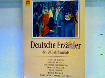 portada Deutsche Erzähler des 20. Jahrhunderts