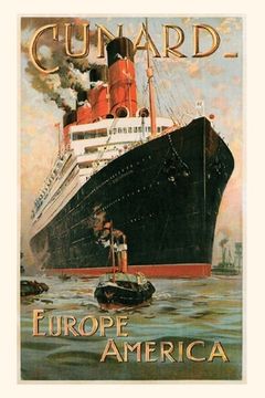 portada Vintage Journal Travel Poster for Cunard Line