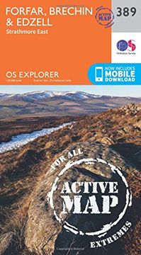 portada Forfar, Brechin and Edzell 1 : 25 000 (OS Explorer Active Map)