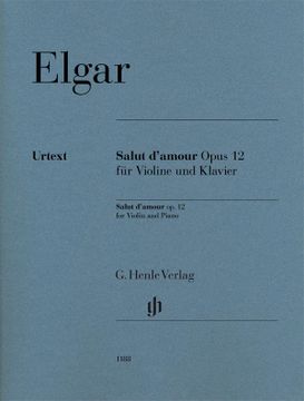 portada Elgar - Salut d Amour Op. 12 nº 3 en mi Mayor Para Violin y Piano (Urtext)