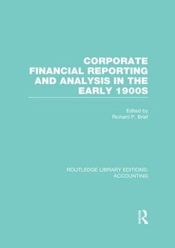 portada Corporate Financial Reporting and Analysis in the Early 1900S (Rle Accounting) (en Inglés)