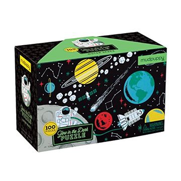 portada Mudpuppy Outer Space Glow-In-The-Dark Puzzle