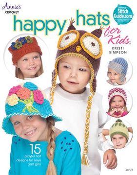 portada Happy Hats for Kids: 15 Playful Hat Designs for Boys and Girls