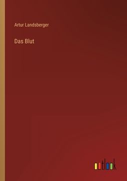 portada Das Blut (en Alemán)