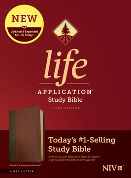 portada Niv Life Application Study Bible, Third Edition (Red Letter, 