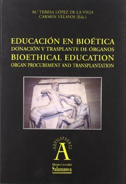 portada Educación en Bioética. Donación y Transporte de Órganos (Aquilafuente) (in Spanish)