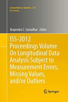 portada Iss-2012 Proceedings Volume on Longitudinal Data Analysis Subject to Measurement Errors, Missing Values, and (in English)