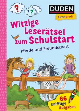 portada Duden Leseprofi - Witzige Leserätsel zum Schulstart - Pferde und Freundschaft, 1. Klasse (in German)