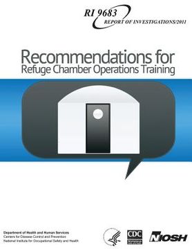portada Recommendations for Refuge Chamber Operations Training (en Inglés)