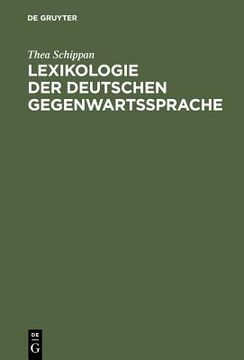 portada Lexikologie der Deutschen Gegenwartssprache (in German)