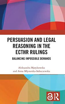 portada Persuasion and Legal Reasoning in the Ecthr Rulings (en Inglés)