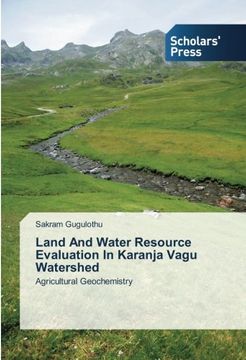 portada Land And Water Resource Evaluation In Karanja Vagu Watershed