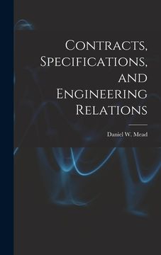 portada Contracts, Specifications, and Engineering Relations (en Inglés)