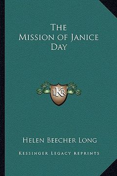 portada the mission of janice day