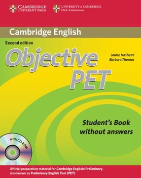 portada Objective pet 2nd Student'S Book Without Answers With Cd-Rom: Second Edition 