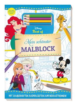 portada Disney Best of: Mein Schönster Malblock (en Alemán)