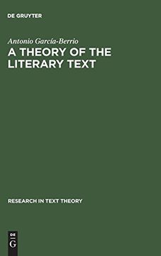 portada Theory of the Literary Text (Research in Text Theory) (in English)