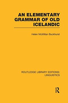 portada An Elementary Grammar of old Icelandic (en Inglés)