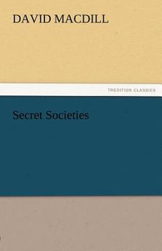 portada secret societies (en Inglés)