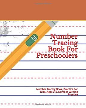 portada Number Tracing Book for Preschoolers: Number Tracing Book, Practice for Kids, Ages 3-5, Number Writing Practice 