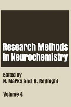 portada Research Methods in Neurochemistry: Volume 4 (en Inglés)