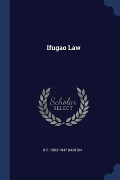 portada Ifugao Law