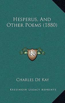 portada hesperus, and other poems (1880) (in English)