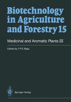 portada medicinal and aromatic plants iii (en Inglés)
