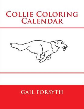 portada Collie Coloring Calendar (en Inglés)