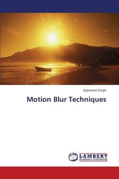 portada motion blur techniques (in English)