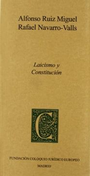 portada Laicismo y Constitución (in Spanish)