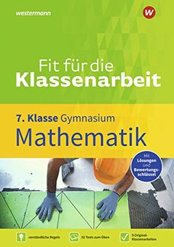 portada Fit für die Klassenarbeit - Gymnasium: Mathematik 7 (en Alemán)