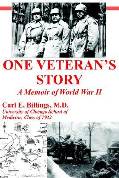portada one veteran's story a memoir of world war ii (en Inglés)