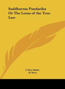 portada saddharma pundarika or the lotus of the true law (in English)