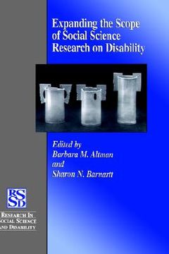 portada expanding the scope of social science research on disability (in English)