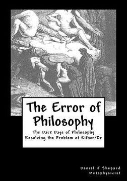 portada the error of philosophy (en Inglés)