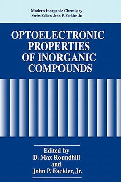 portada optoelectronic properties of inorganic compounds (en Inglés)