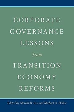 portada Corporate Governance Lessons From Transition Economy Reforms (en Inglés)