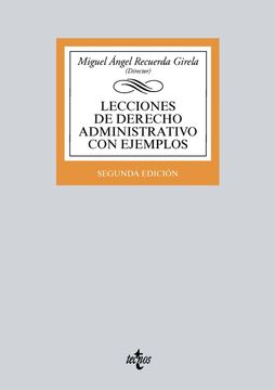 portada Lecciones de Derecho Administrativo con Ejemplos (in Spanish)