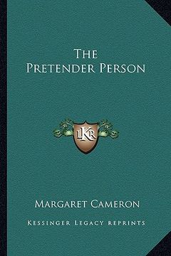 portada the pretender person (en Inglés)