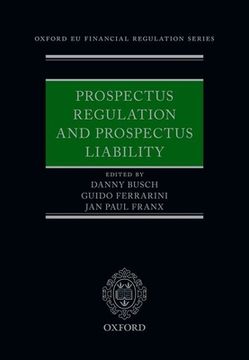 portada Prospectus Regulation and Prospectus Liability (Oxford eu Financial Regulation) (en Inglés)